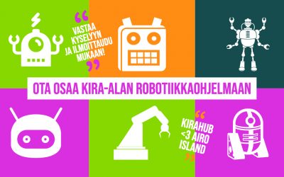 Vastaa kyselyyn ja osallistu KIRA-alan robotiikkaohjelmaan!