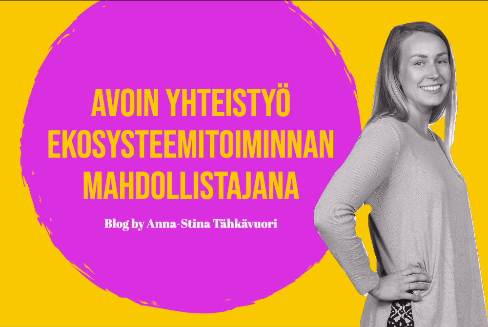 Avoin yhteistyö ekosysteemitoiminnan mahdollistajana