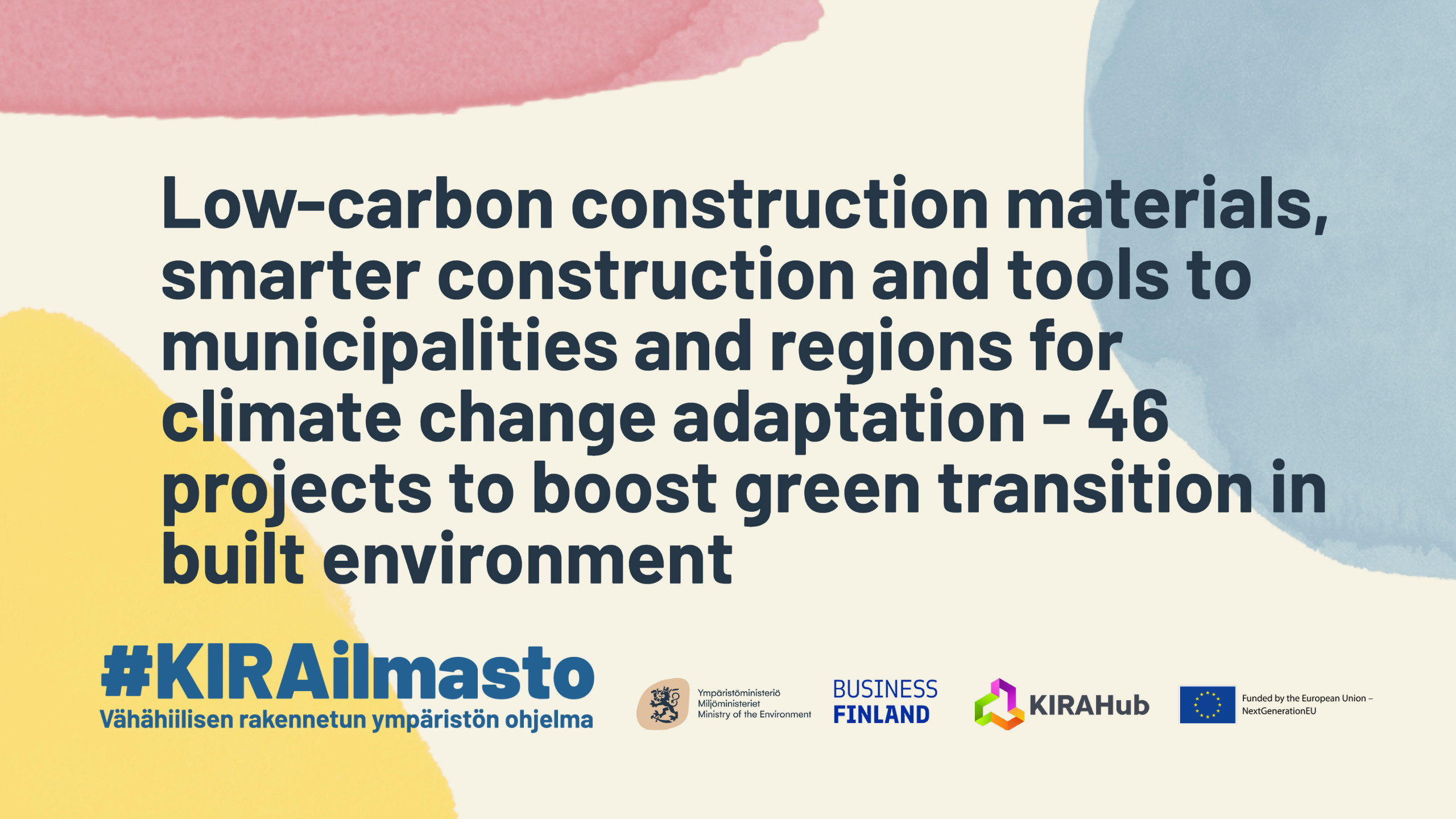 Lowcarbon construction materials, smarter construction and tools to