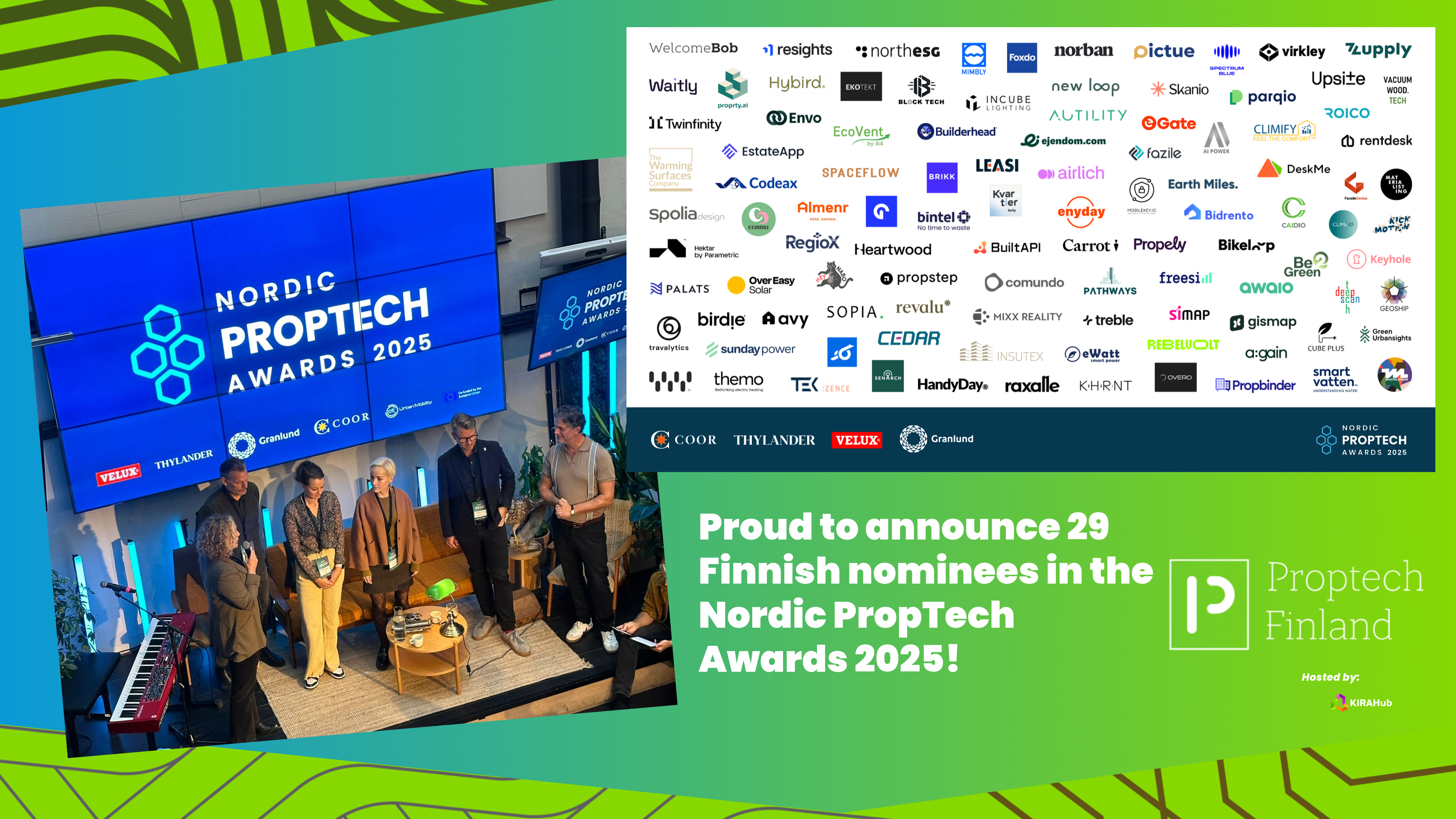 Nordic PropTech Awards nominees