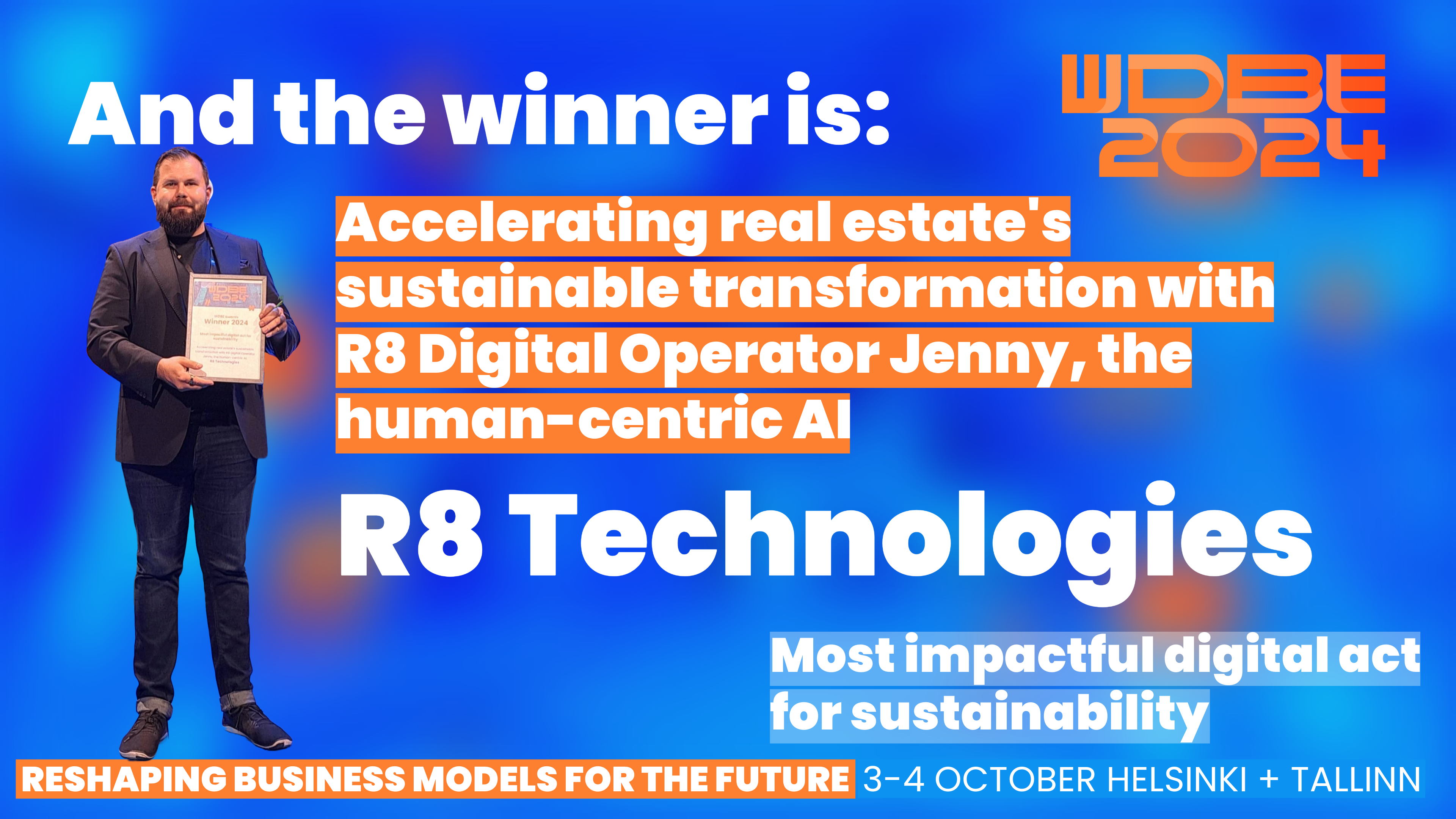 wdbe2024 awards_R8 Digital Operator Jenny, the Human-Centric AI_R8 Technologies