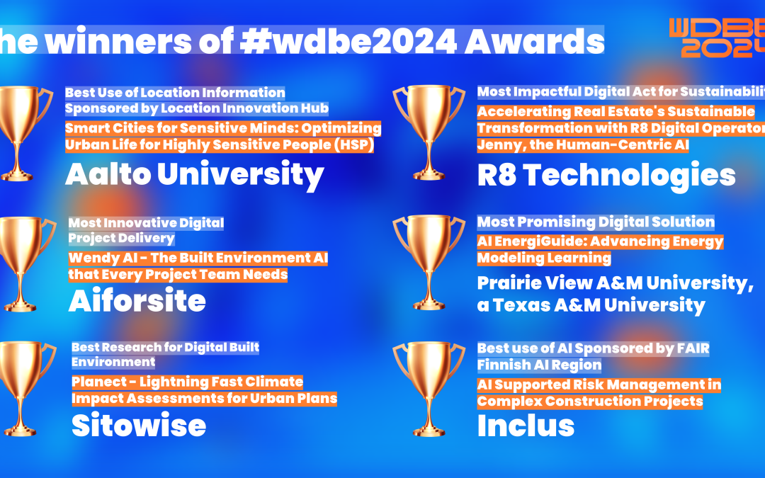 WDBE 2024 Awards Winners: Highlighting the Advancement of Built Environment