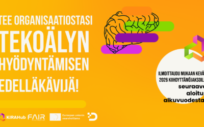 KIRA-alan tekoälykiihdyttämöjaksot keväällä 2026 – ilmoittautuminen käynnissä!