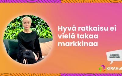 Hyvä ratkaisu ei vielä takaa markkinaa